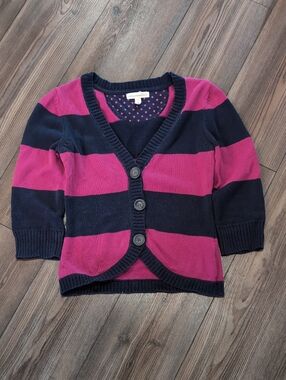 Aeropostale Striped Cardigan Small